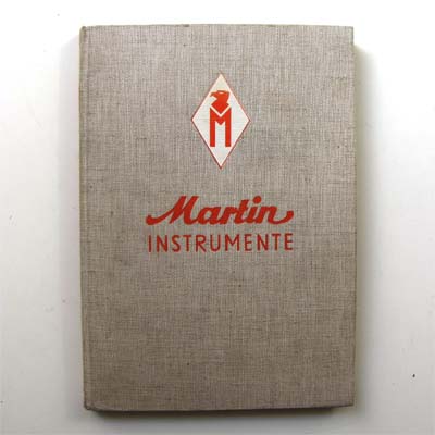 Dental-Katalog Nr. 11, Martin Instrumente, 30er Jahre