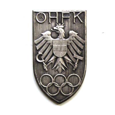 Jugendsportwoche 1908 - 1933, ÖHFK, alte Plakette