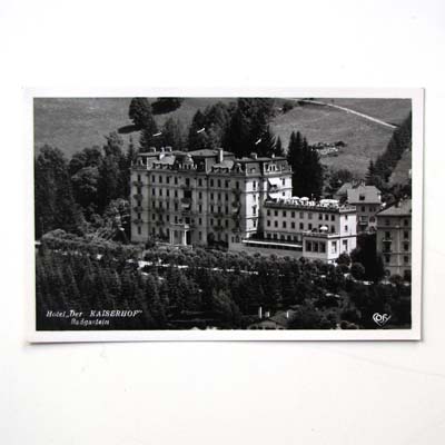 Hotel Kaiserhof, Badgastein, alte Ansichtskarte