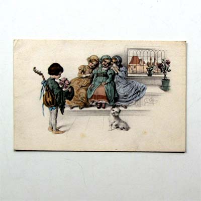 Kinder - Motiv, alte Ansichtskarte, M. Munk