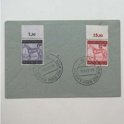 .Briefmarken, Großer Preis von Wien 1943, Sonderstempel