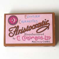 Aristocratics, C. Colombos Cigarettes, Cairo & Malta 
