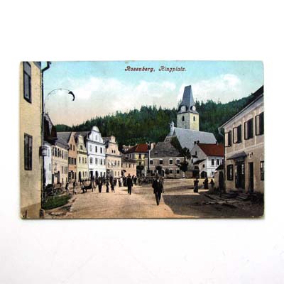Rosenberg / Rožmberk nad Vltavou, alte Ansichtskarte
