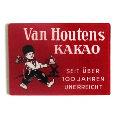 Van Houtens Kakao, Spiegel, alte Reklame