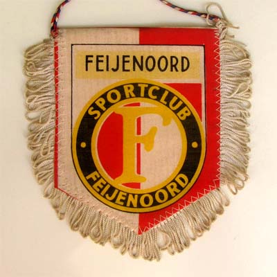SC Feijenoord Rotterdam, Holland, alter Fußball-Wimpel
