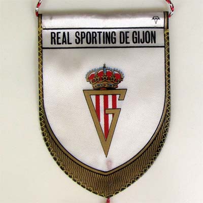 Sporting Gijon, Spanien, ater Fußball - Wimpel