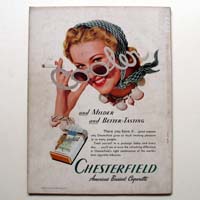 Chesterfield Zigaretten - USA - 1940    