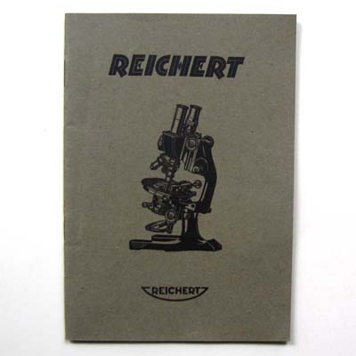 Mikroskope und Zubehör, Reichert, alter Katalog, 1926
