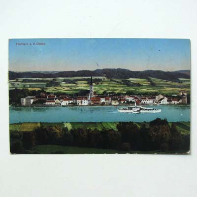 Pöchlarn a.d. Donau, Dampfschiff, Ansichtskarte