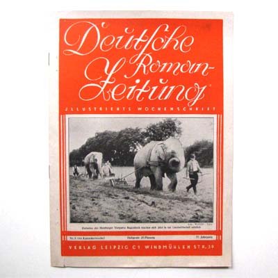 Tierpark Hagenbeck, Deutsche Romanzeitung, 1940