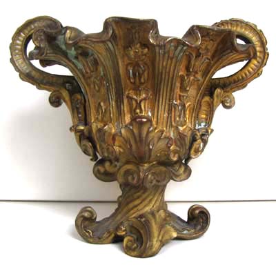 Jardinière / Behälter, Bronze vergoldet