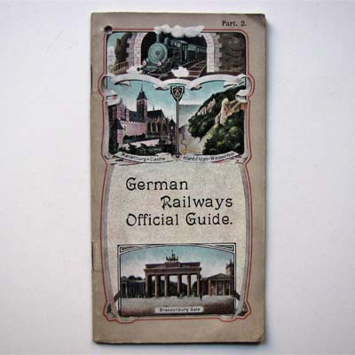 German Railways Official Guide, um 1910