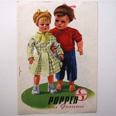 Puppen aus Gummi, Semperit Prospekt