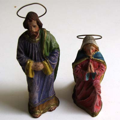Krippefiguren, Masse, Maria & Josef