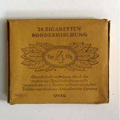 Typ 4 Pfennig, Zigaretten, 20er Format