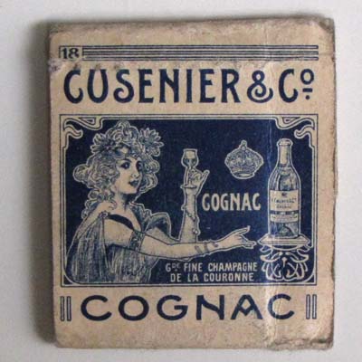Cusenier Cognac, altes Streichholzheftchen