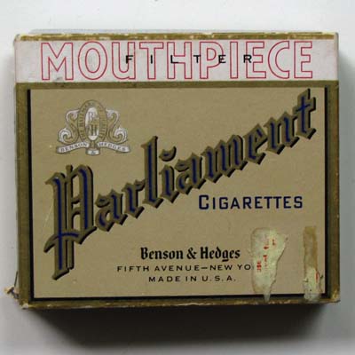 Parliament Cigarettes, Benson & Heges