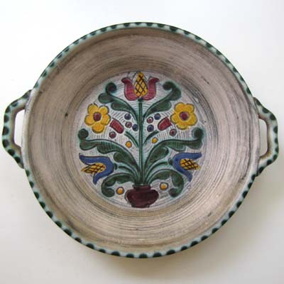 Gmundner Keramik, handgemalt, Teller
