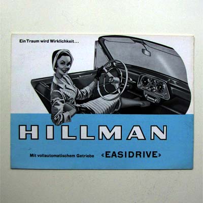 Hillman, Getriebe Easidrive, Rootes