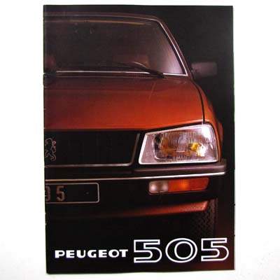 Peugeot 505, Autoprospekt