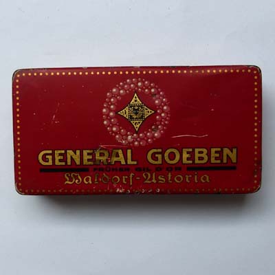 General Goeben, Waldorf - Astoria Zigarettendose