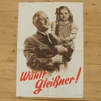 Wählt Gleißner, Bundespräsidentenwahlkampf, Plakat