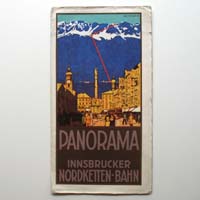 Reiseprospekt, Innsbruck Panorama, um 1925  