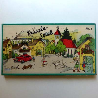 Puzzle-Spiel, um 1940, Stomo-Spiele