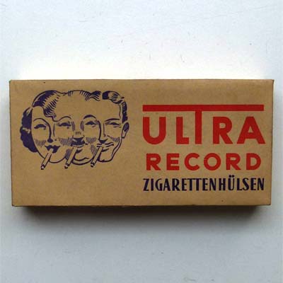 Ultra Record, Zigarettenhülsen, befüllt