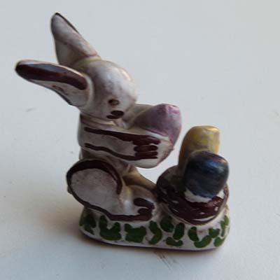 Osterhase, Keramik - Figur, sehr klein