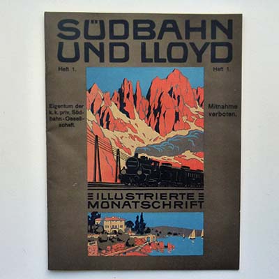 Südbahn und Lloyd, Monatschrift, 1915