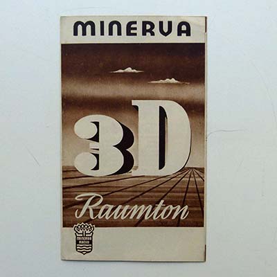 Minerva, Werbeprospekt Radio, 3D Raumton, um 1955