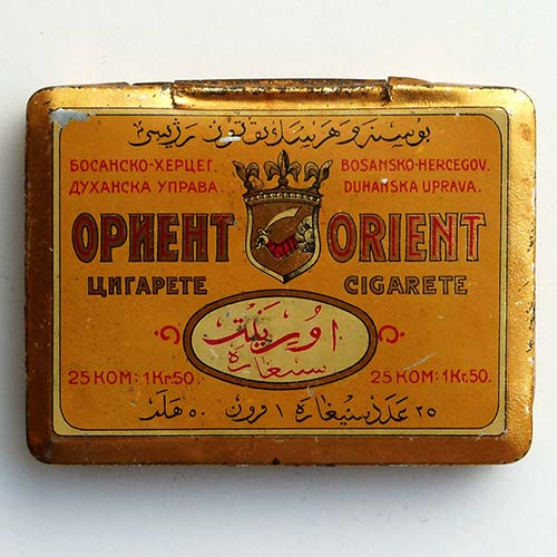 Orient Cigarete, Bosansko-Hercegov., Blechdose