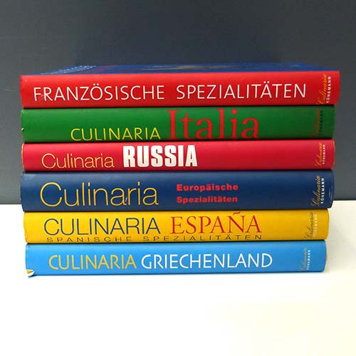 Culinaria, 6 Bände (!), Kochbücher