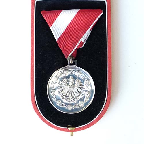 Silberne Medaille für Verdienste, Österr