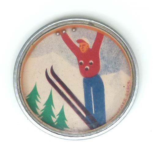 Geduldspiel, Skispringer, 30er Jahre