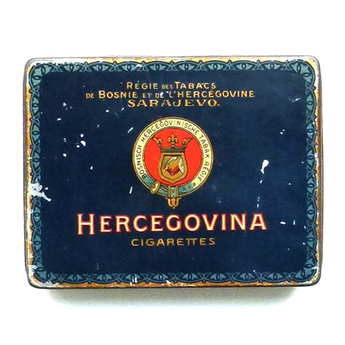 Hercegovina Cigarettes, Sarajevo, Blechdose