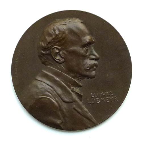 Ludwig Lobmeyr, Medaille, Bronze, 1899