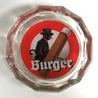 Burger Zigarren, Werbeaschenbecher