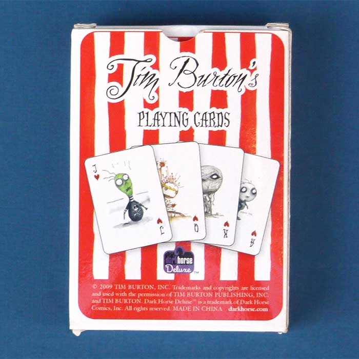 Tim Burton, Spielkarten / Playing Cards
