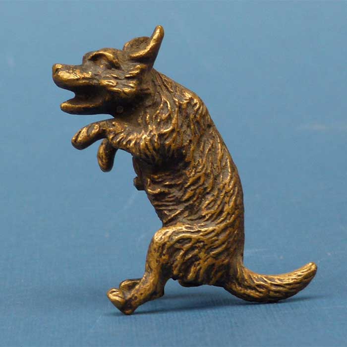 Wolf / Hund, Wiener Bronze, alt