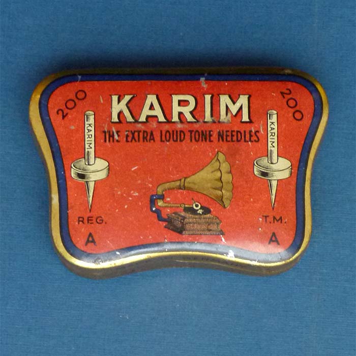 Karim, Grammophon - Nadeldose, befüllt