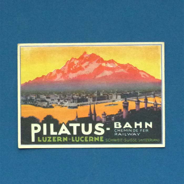 Pilatus-Bahn, Reiseprospekt, Schweiz