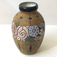 Jugendstil Vase, Amphora, Turn-Teplitz, um 1920