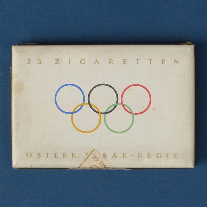 Zigaretten-Schachtel, Olymische Winterspiele 1936
