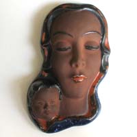 Keramik, Madonna mit Kind