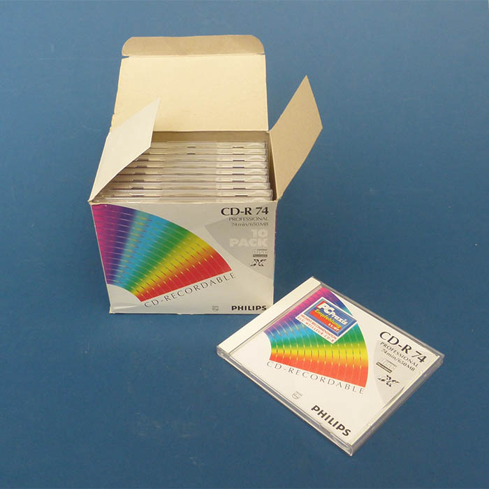 Philips, CD-R 74 min, 650 MB, 10 pack