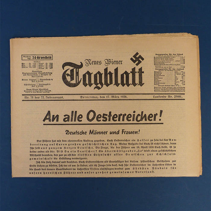 Volksabstimmung - Anschluß Österreichs, 1938
