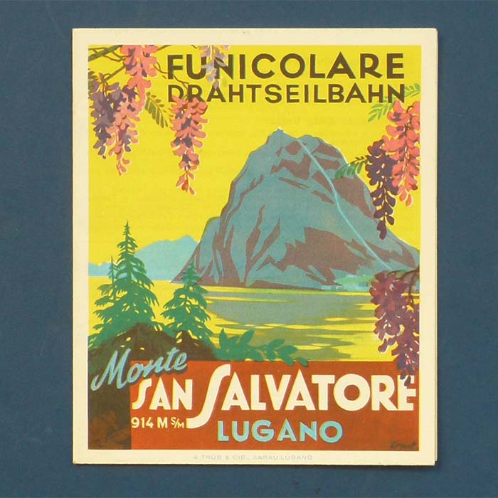 Funicolare / Drahtseilbahn, Monte San Salvatore, Lugano