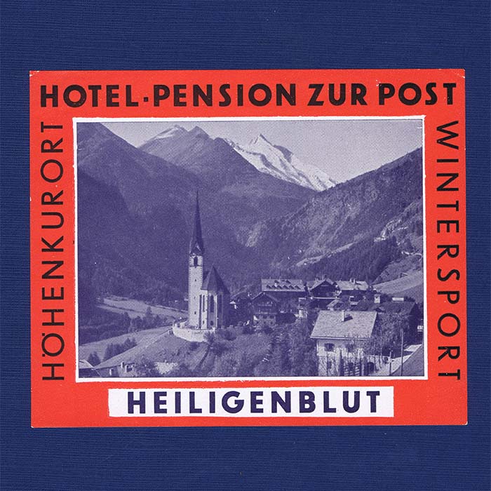 Hotel Pension zur Post, Heiligenblut, Kofferkleber